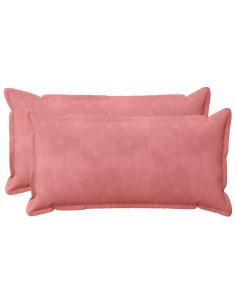 Federa 2 pcs HOUTEN Rosa 40 x 80 cm Velluto