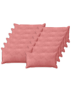 Federa 12 pcs HOUTEN Rosa 40 x 80 cm Velluto