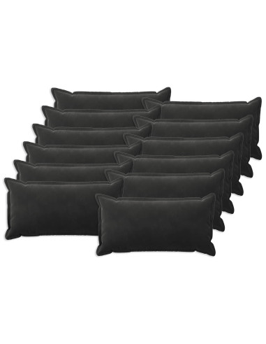 Federa 12 pcs HOUTEN Nero 40 x 80 cm Velluto