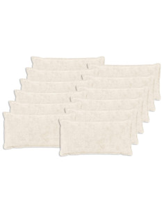 Federa 12 pz HOUTEN Bianco 40 x 80 cm