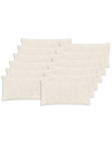 Federa 12 pz HOUTEN Bianco 40 x 80 cm