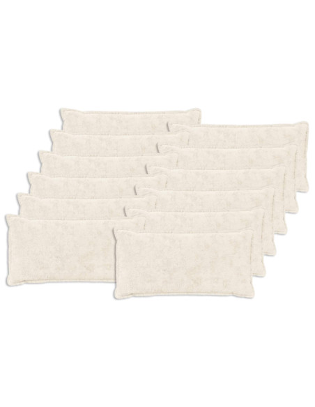 Federa 12 pz HOUTEN Bianco 40 x 80 cm