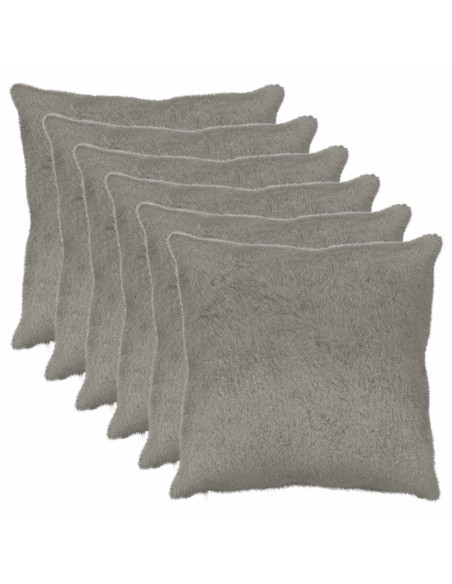 Federa 6 pz HEERLEN Grigio Chiaro 65 x 65 cm