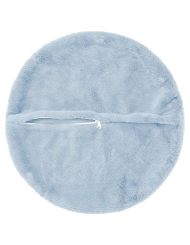 Federa 2 pz HEERLEN Azzurro Ø 50 cm Pelliccia di Coniglio Finta