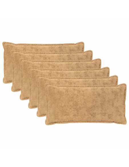 Federa 6 pz HOUTEN Tortora 40 x 80 cm