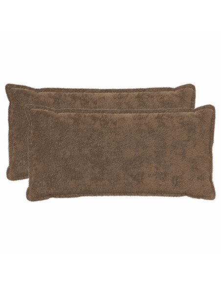 Federa 2 pz HOUTEN Marrone Chiaro 40 x 80 cm
