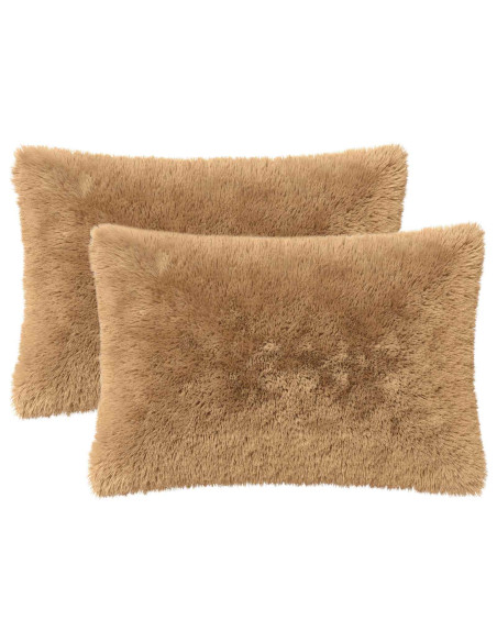 Federa 2 pcs HEERLEN Tortora 50 x 75 cm Fleece PV