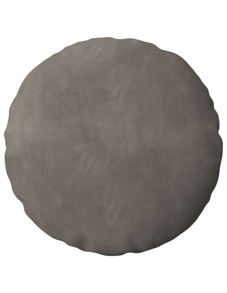 Federa 2 pcs HEERLEN Grigio Chiaro Ø 60 cm Velluto