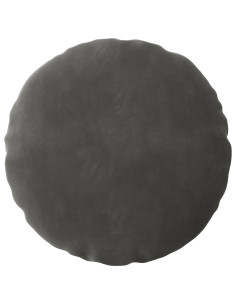 Federa 6 pcs HEERLEN Grigio Scuro Ø 60 cm Velluto 2