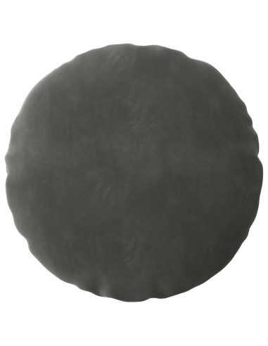 Federa 6 pcs HEERLEN Grigio Scuro Ø 60 cm Velluto