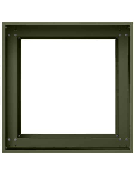 Vaso da giardino Verde Oliva 40 x 40 x 60 cm