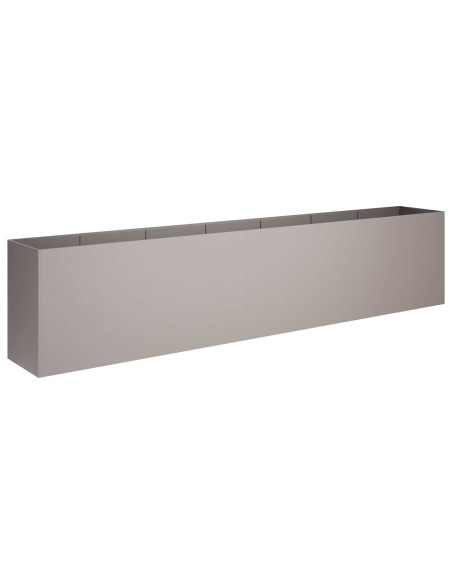 Vaso da giardino Ruggine 280 x 40 x 60 cm Acciaio Corten
