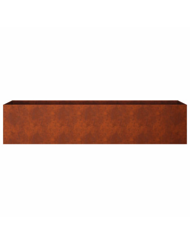 Vaso da giardino Ruggine 280 x 40 x 60 cm Acciaio Corten