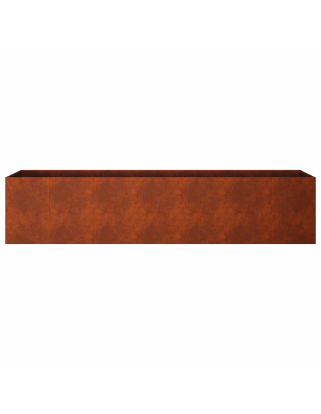 Vaso da giardino Ruggine 280 x 40 x 60 cm Acciaio Corten