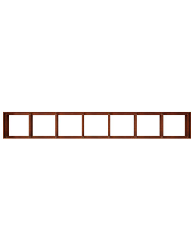 Vaso da giardino Ruggine 280 x 40 x 60 cm Acciaio Corten