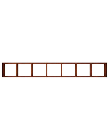 Vaso da giardino Ruggine 280 x 40 x 60 cm Acciaio Corten
