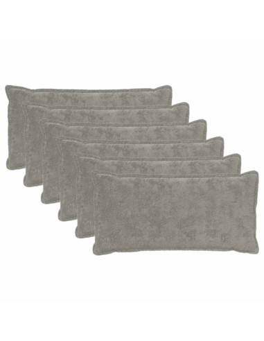 Federa 6 pz HOUTEN Grigio Chiaro 40 x 70 cm