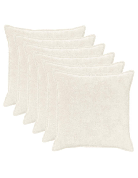 Federa 6 pz HOUTEN Bianco 60 x 60 cm