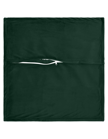 Federa 6 pcs HOUTEN Verde Scuro 60 x 60 cm Velluto
