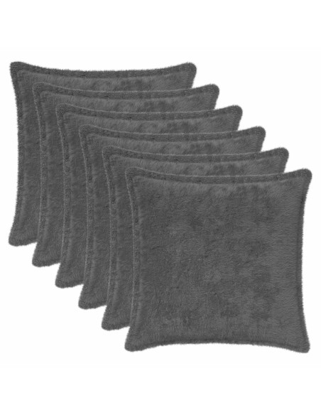 Federa 6 pz HOUTEN Grigio Scuro 45 x 45 cm