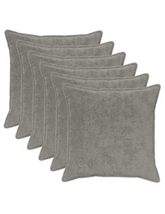 Federa 6 pz HOUTEN Grigio Chiaro 80 x 80 cm
