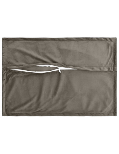 Federa 6 pcs HOUTEN Grigio Chiaro 50 x 75 cm Velluto