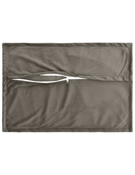 Federa 6 pcs HOUTEN Grigio Chiaro 50 x 75 cm Velluto