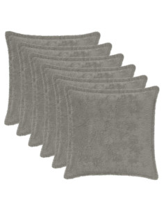Federa 6 pz HOUTEN Grigio Chiaro 35 x 35 cm