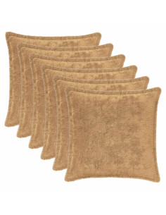 Federa 6 pz HOUTEN Tortora 30 x 30 cm