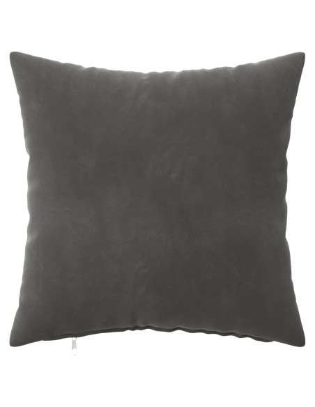 Federa 6 pcs HEERLEN Grigio Scuro 40 x 40 cm Velluto