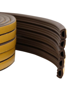 Nastro adesivo per finestre Marrone 10 x 6 mm 100 m