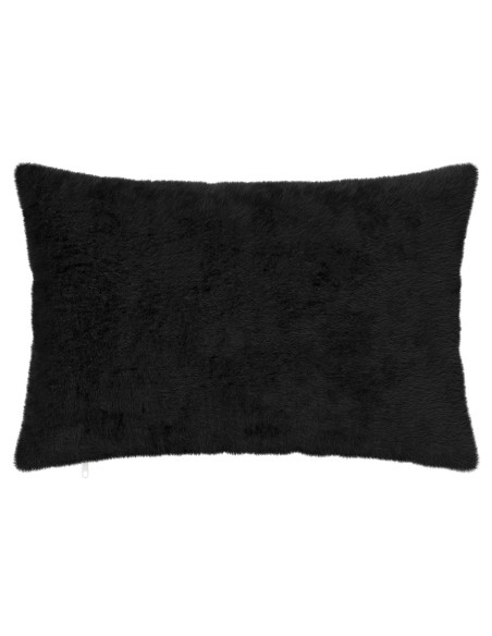 Federa 6 pz HEERLEN Nero 40 x 60 cm Pelliccia di Coniglio Finta