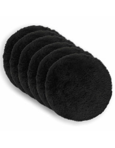Federa 6 pcs HEERLEN Nero Ø 60 cm Fleece PV