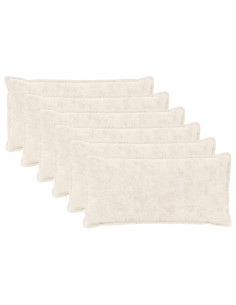 Federa 6 pz HOUTEN Bianco 40 x 70 cm