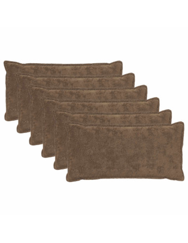 Federa 6 pz HOUTEN Marrone Chiaro 40 x 70 cm