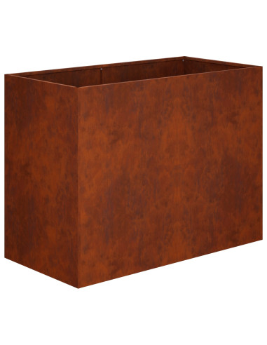Vaso da giardino Ruggine 80 x 40 x 60 cm Acciaio Corten