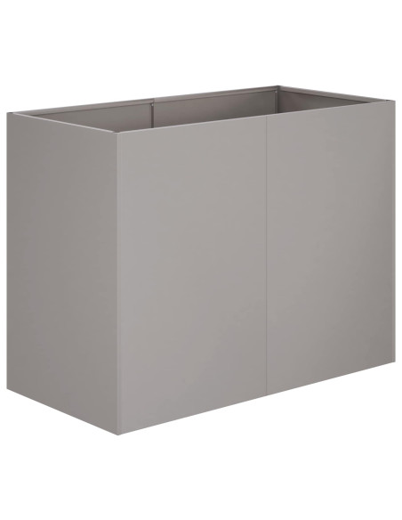Vaso da giardino Ruggine 80 x 40 x 60 cm Acciaio Corten