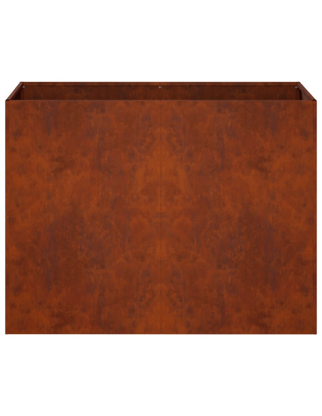 Vaso da giardino Ruggine 80 x 40 x 60 cm Acciaio Corten