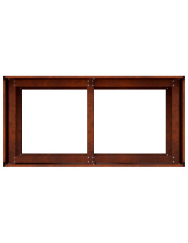 Vaso da giardino Ruggine 80 x 40 x 60 cm Acciaio Corten