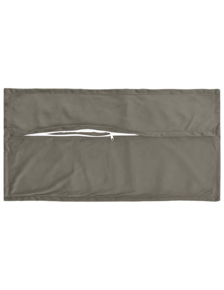 Federa 6 pcs HOUTEN Grigio Chiaro 40 x 70 cm Velluto