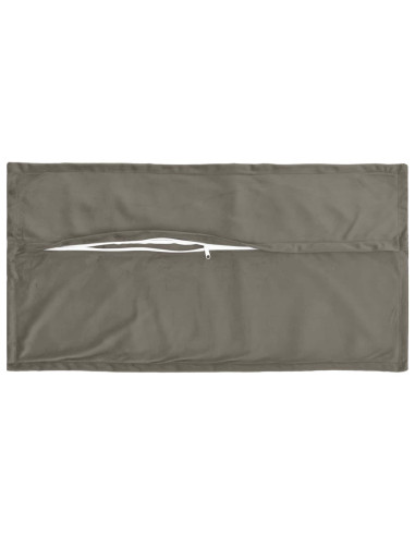 Federa 6 pcs HOUTEN Grigio Chiaro 40 x 80 cm Velluto