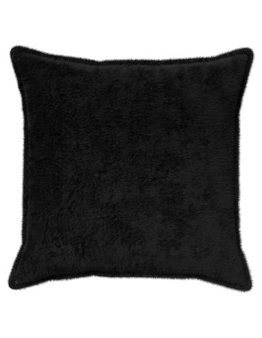 Federa 6 pz HOUTEN Nero 80 x 80 cm Pelliccia di Coniglio Finta