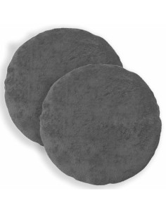 Federa 2 pz HEERLEN Grigio Scuro Ø 60 cm