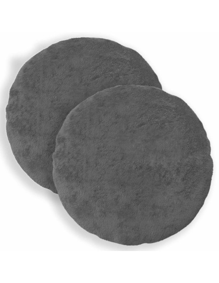 Federa 2 pz HEERLEN Grigio Scuro Ø 60 cm