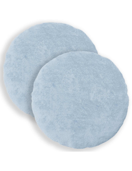 Federa 2 pz HEERLEN Azzurro Ø 60 cm Pelliccia di Coniglio Finta