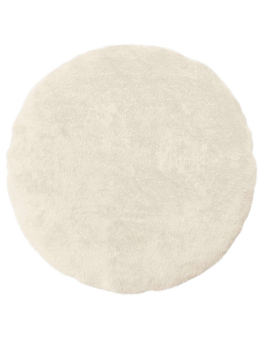 Federa 2 pz HEERLEN Bianco Ø 60 cm Pelliccia di Coniglio Finta