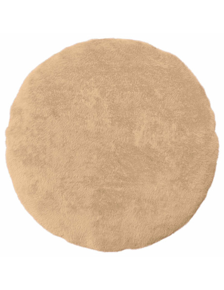 Federa 2 pz HEERLEN Crema Ø 60 cm Pelliccia di Coniglio Finta