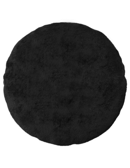 Federa 2 pz HEERLEN Nero Ø 60 cm Pelliccia di Coniglio Finta