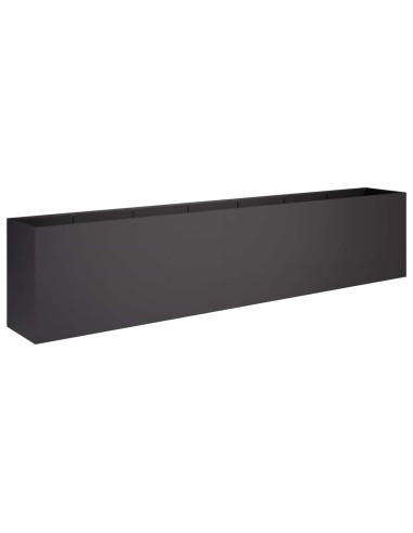 Vaso da giardino Nero 280 x 40 x 60 cm