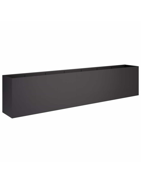 Vaso da giardino Nero 280 x 40 x 60 cm